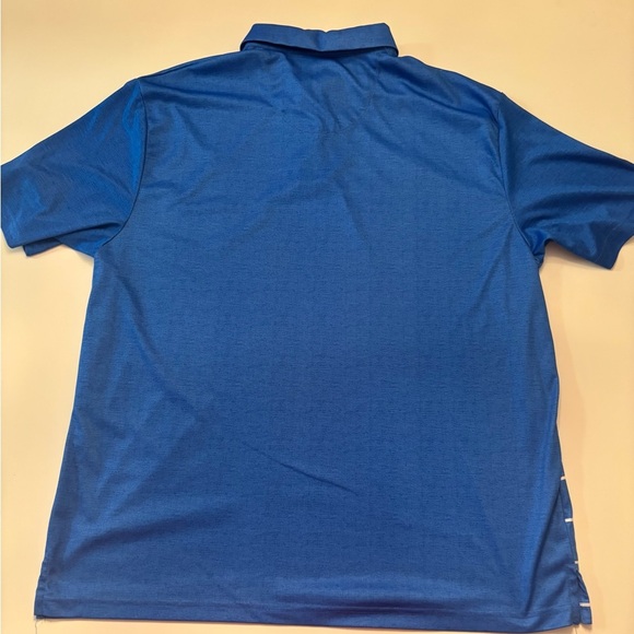 Ben Hogan Performance Polo XXL Blue Stripe Golf Shirt Moisture Wicking - Picture 3 of 3